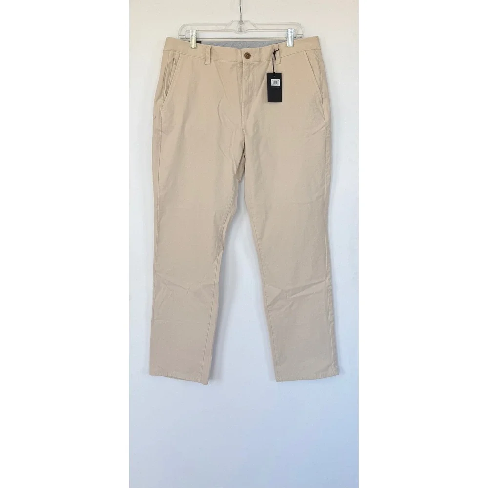 Bonobos Mens Stretch Washed Slim Fit Chinos Oat Milk Beige Pant 34x30 New
Preppy - Picture 2 of 9